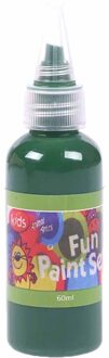 Wasbaar Kinderen Verf Acryl Verf Slang Diy Muur Schilderen Art Verf 60 Ml Hand Painted Textiel Verf Felgekleurde #25 leger groen