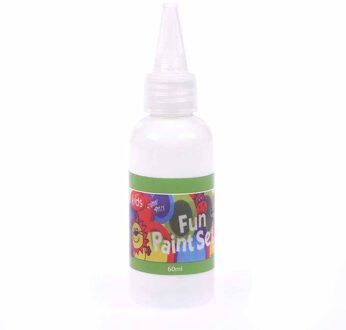 Wasbaar Kinderen Verf Acryl Verf Slang Diy Muur Schilderen Art Verf 60 Ml Hand Painted Textiel Verf Felgekleurde #25 wit