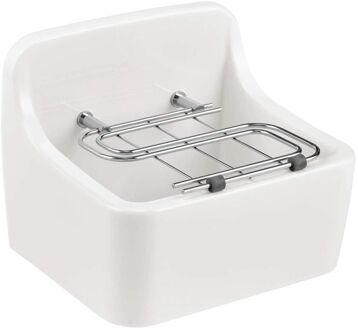 Wasbak Spoelbak - Keramiek - Rechthoekig - Wit - 44x38x36cm