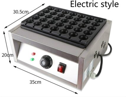 Wasbare Bakvormen Gas Geroosterde Vogel Ei Grill Gebakken Kwarteleitjes Oven Bakken Machine Kachel Snake Oven Takoyaki Maker 35 Gaten elektrisch stijl