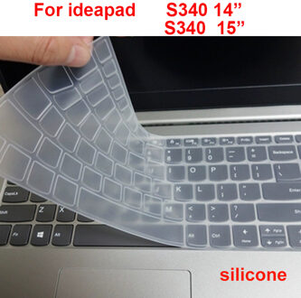 Wasbare Laptop Toetsenbord Cover Voor Lenovo IdeaPad S340 14 S340-14 S340-15 15 Siliconen Waterdichte Film Notebook Protector for ideapad S540 14