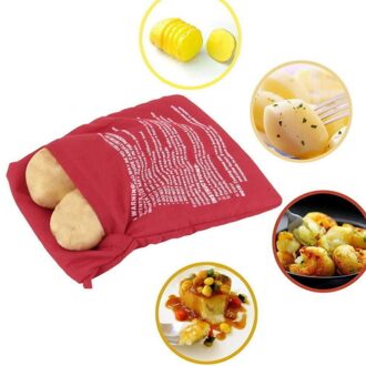 Wasbare Magnetron Aardappel Bag Herbruikbare Gebraden Aardappelen Bakken Bag Pocket Snelle Stoom Pocket Makkelijk Koken Voor Keuken Gebruik