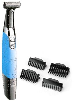 Wasbare oneblade gezichtshaar trimmer baard trimer voor mannen rand lichaam scheren machine snor groomer kit haar snijmachine