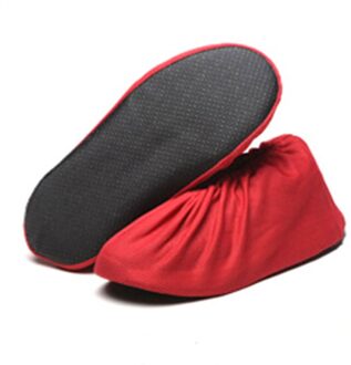 Wasbare Protector Cover Outdoor Keep Vloer Tapijt Schoonmaken Huishoudelijke Antislip Antislip Herbruikbare Overschoenen Outdoor Schoenen Rood