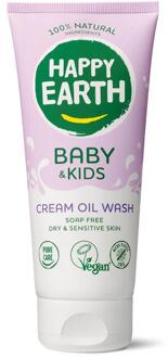 Wasgel creme olie baby & kids - 200 ml