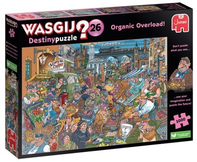 Wasgij Destiny 26 Puzzel Barstensvol Bio!, 1000st.