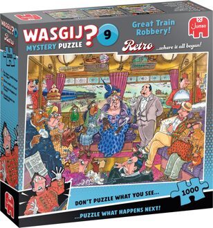 Wasgij Retro Mystery 9 - De Grote Treinroof! (1000 stukjes)