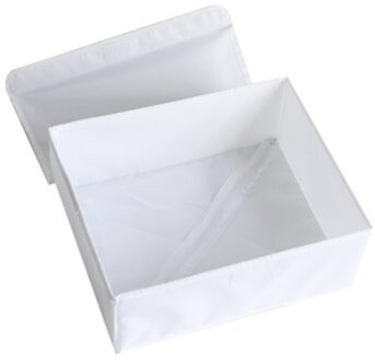 Washable Oxford Cloth Multi Grids Underwear Socks Dormitory Storage Box with Lid Bra Drawer Storage Container Organizer wit een rooster