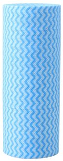 ⚡️Washable Wegwerp Vaatdoek Lui Rag Keuken Huishoudelijke Natte En Droge Niet-geweven Stof Olie-Gratis Keuken Gadgets Schoonmaken doek Blauw