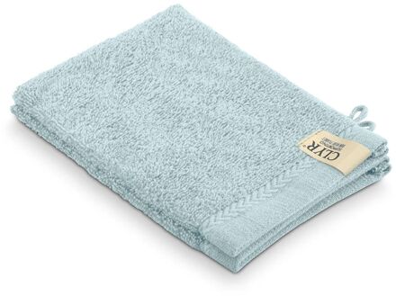 Washandjes 16x21 cm 500 gram Ocean Blue - 2 stuks