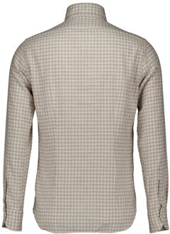 Washed shirt lange mouw overhemden 721ml/91338 Ecru - 42 (L)