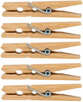 Wasknijpers - 48x - hout - knijpers - wasspelden - wasgoed ophangen