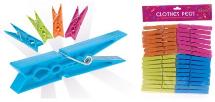 Wasknijpers pak a 32 st uks