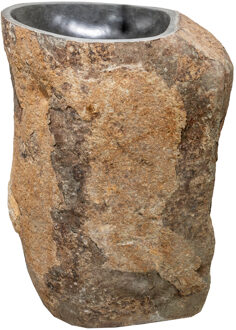 Waskom Cipi Joya Pedestal 45/55x80/85 cm Vrijstaand River Stone Cipi