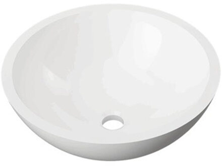 Waskom Gliss Ceres Solid Surface 43cm Mat Wit