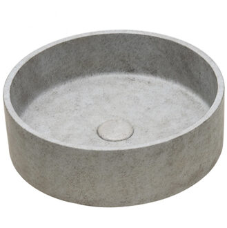 Waskom Ideavit Idea.Ora 39x39x12 cm Rond Beton Licht Grijs