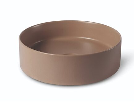 Waskom Luca Sanitair Ceramics Rond 39,4x39,4x11,5 Keramiek Mat Cappuccino Luca Sanitair