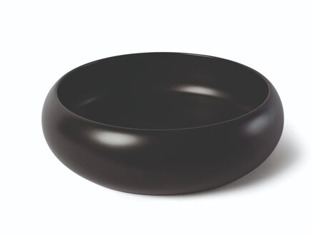 Waskom Luca Sanitair Ceramics Rond 41,5x41,5x12 Keramiek Mat Zwart