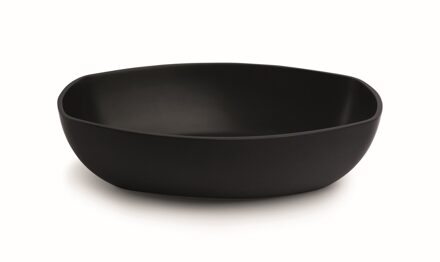 Waskom Opbouw Luca Sanitair Danish Oval 48x32,5x13,5 Mineral Stone Antraciet Mat OP=OP Luca Sanitair