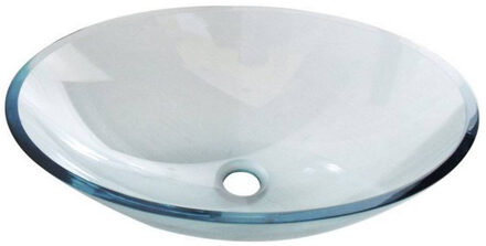 Waskom Sapho Beauty Ovaal 52x37.5 cm Helder Glas Transparant