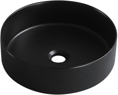 Waskom Studio - Keramiek - Rond - Mat Zwart - 37cm