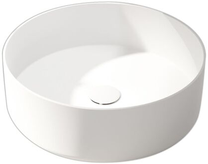 Waskom Toilet - Keramiek - Rond - Mat Wit - 36cm