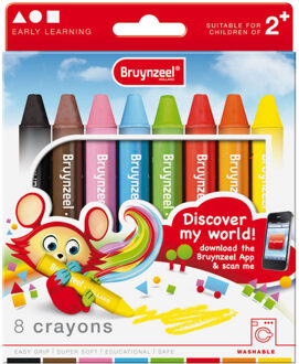 Waskrijt Bruynzeel Young 9502 Klein Duimpje assorti