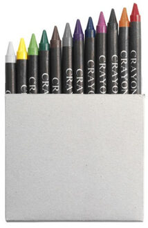 Waskrijtjes 12 stuks gekleurd - Waskrijtjes Multikleur