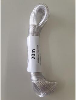 Waslijndraad 20Mx2,4mm met staalkern verschillende