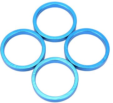 Wasmachine 5Mm Fiets Vork Wasmachine Bar Pakking Aluminium Fiets Oortelefoon Wasmachine Lift Stuur blauw