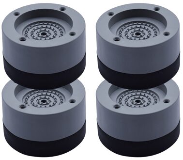 Wasmachine Base Demper Meubels Voet Pad Anti-Vibratie Wasmachine 4 Voeten Pad Non Slip Koelkast Rubber Ondersteuning Stand houder Grijsachtig Bruin