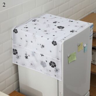 Wasmachine Deksel Koelkast Pocket Home Textiel Multipurpose Huishoudelijke Kleurrijke Stof Doek Dust Proof Cover 2