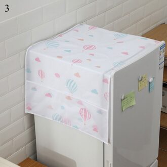 Wasmachine Deksel Koelkast Pocket Home Textiel Multipurpose Huishoudelijke Kleurrijke Stof Doek Dust Proof Cover 3