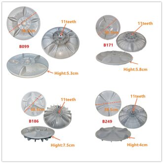 Wasmachine Pulsator Vervanging Deel Golf Plaat Pulsator 11 Tanden Diameter 38.5Cm