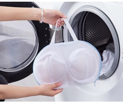 Wasmachine-Wassen Speciale Wasserij Brasserie Zak Anti-Vervorming Wassen Beha Mesh Zak Reiniging Ondergoed Sportbeha grijs Edging