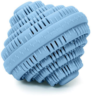 Wasmachinebol - met keramische kralen - D10 cm - blauw - wassen zonder wasmiddel