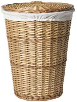 Wasmand gevlochten - naturel - 46x57 cm