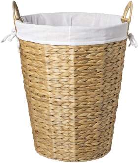 Wasmand Saar 50 liter - bruin/wit - ø42x50 cm