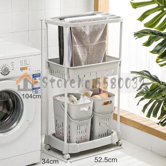 Wasmand, Wasmand, Vuile Kleren, Opslag Mand, Vloer, Huishoudelijke Badkamer, Badkamer Opbergrek, rack ml6