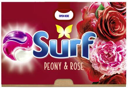 Wasmiddel Surf Capsules Peony & Rose 15 st