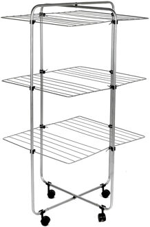 Wasrek/droogrek - metaal - 65 x 65 x 115 cm - staand