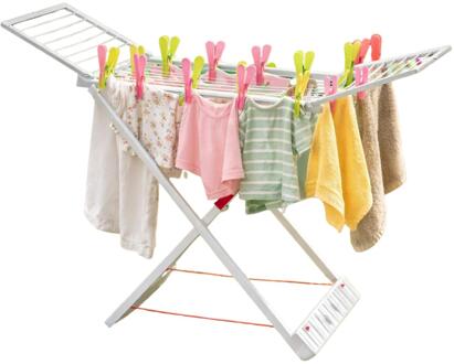 Wasrek opvouwbaar - 20 meter - droogrek - groen - kunststof - 55 x 180 x 108 cm