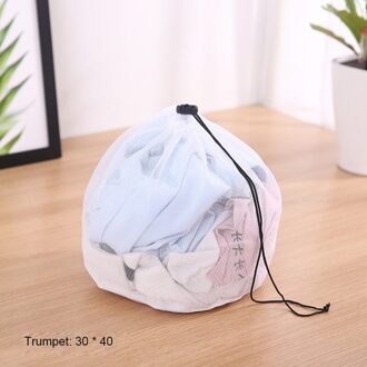 Wasserij Mesh Zakken Koord Netto Wasserij Saver Mesh Wassen Pouch Sterke Wasmachine Dikker Netto Zak Wasserij Bra Aid Pack 30x40cm