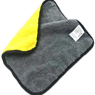 Wasstraat Handdoek Microfiber Dubbelzijdig Verdikking High-Density Absorberende Coral Fleece Auto Schoon Detaillering Handdoek Auto Accessoires 30x60cm