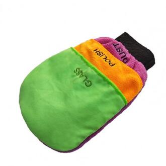 Wasstraat Handschoenen 3 In 1 Multifunctionele Mitt Microfiber Voertuig Reiniging Handdoek