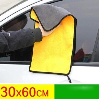Wasstraat Microfiber Handdoek Car Cleaning Drogen Doek Car Care Doek Detaillering Microfiber Handdoek Auto Microfiber Cloth30x30/40/60Cm blauw