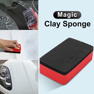Wasstraat Spons Magie Klei Auto Spons Gum Wax Detailing Cleaner Auto Care Wassen Tool Polish Bar Pad Spons blok