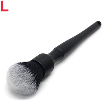 Wasstraat Ultra-Zachte Auto Detaillering Borstel Super Zachte Auto Interieur Detail Borstel Met Synthetische Haren Auto Dash Duster borstel zwart L