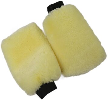 Wasstraat Wollen Handschoenen Wol Fluwelen Waxen Dik Dubbelzijdig Handschoenen Auto Cleaning Tools Schoonmaakproducten