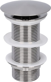 Wastafel Afvoerplug Differnz Always Open 7 cm Mat Chroom